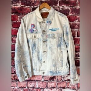 Backstreet Boys Sphere Las Vegas "Into the Millennium" Denim Jacket + Pins